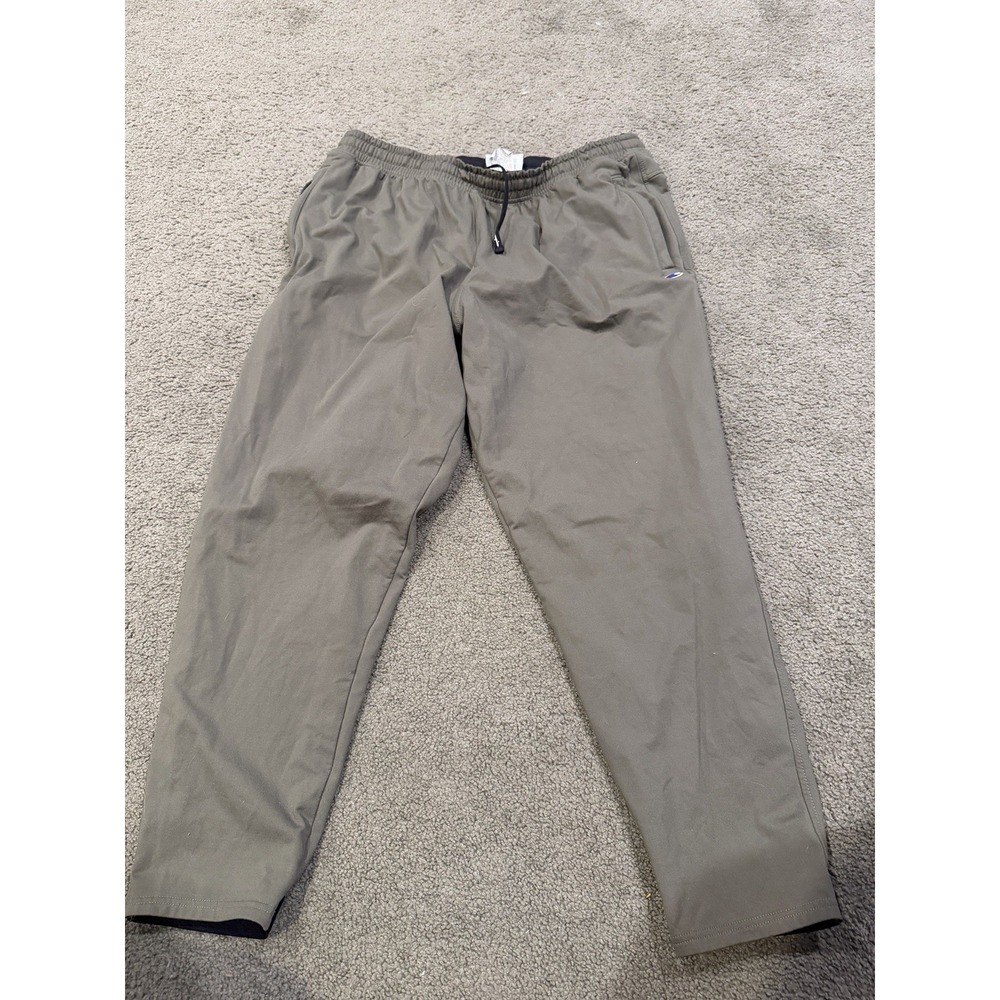 Champion Sweatpants Mens XXL Green‎ Elastic Waist Drawstring Fleece Casual Logo